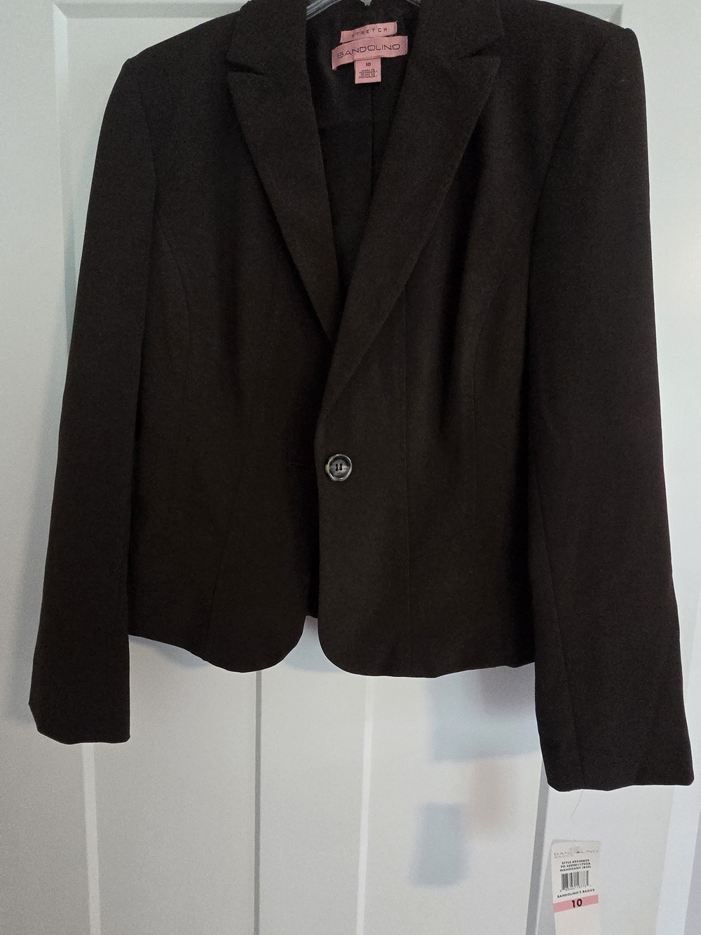 Bandolino Women's Stretch Blazer In Mahogany Brown